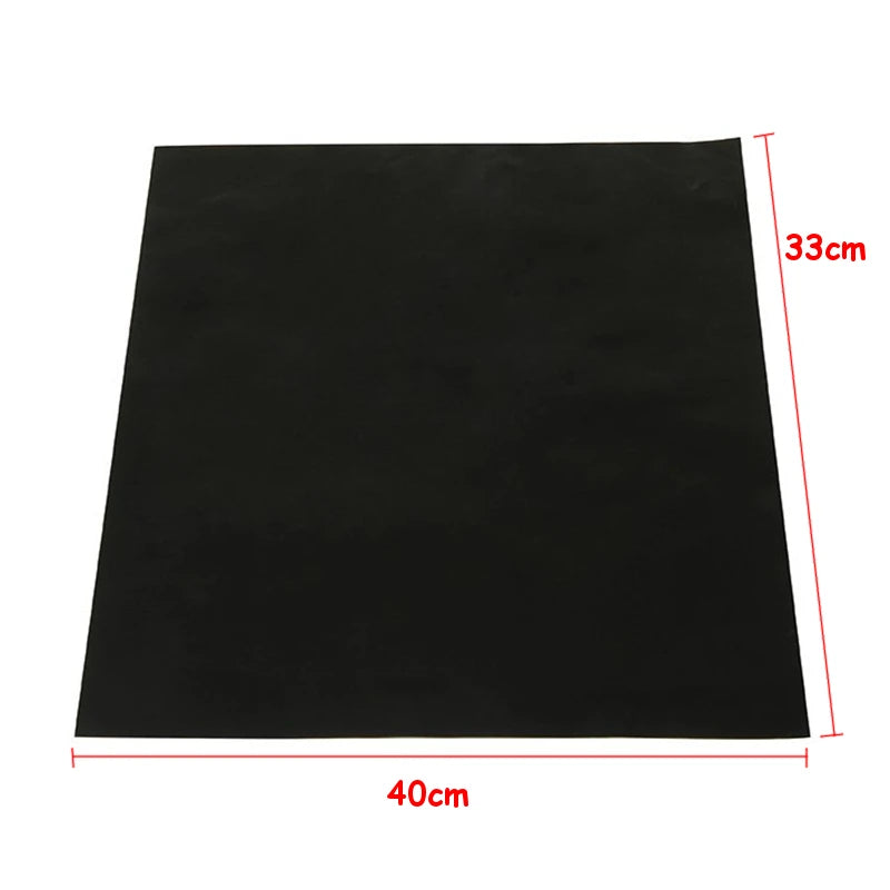 BBQ Grill Matte Wiederverwendbar Abwaschbar 40*33cm zum Grillen PTFE Matte kleine Bürste - HIMMLICH.DE