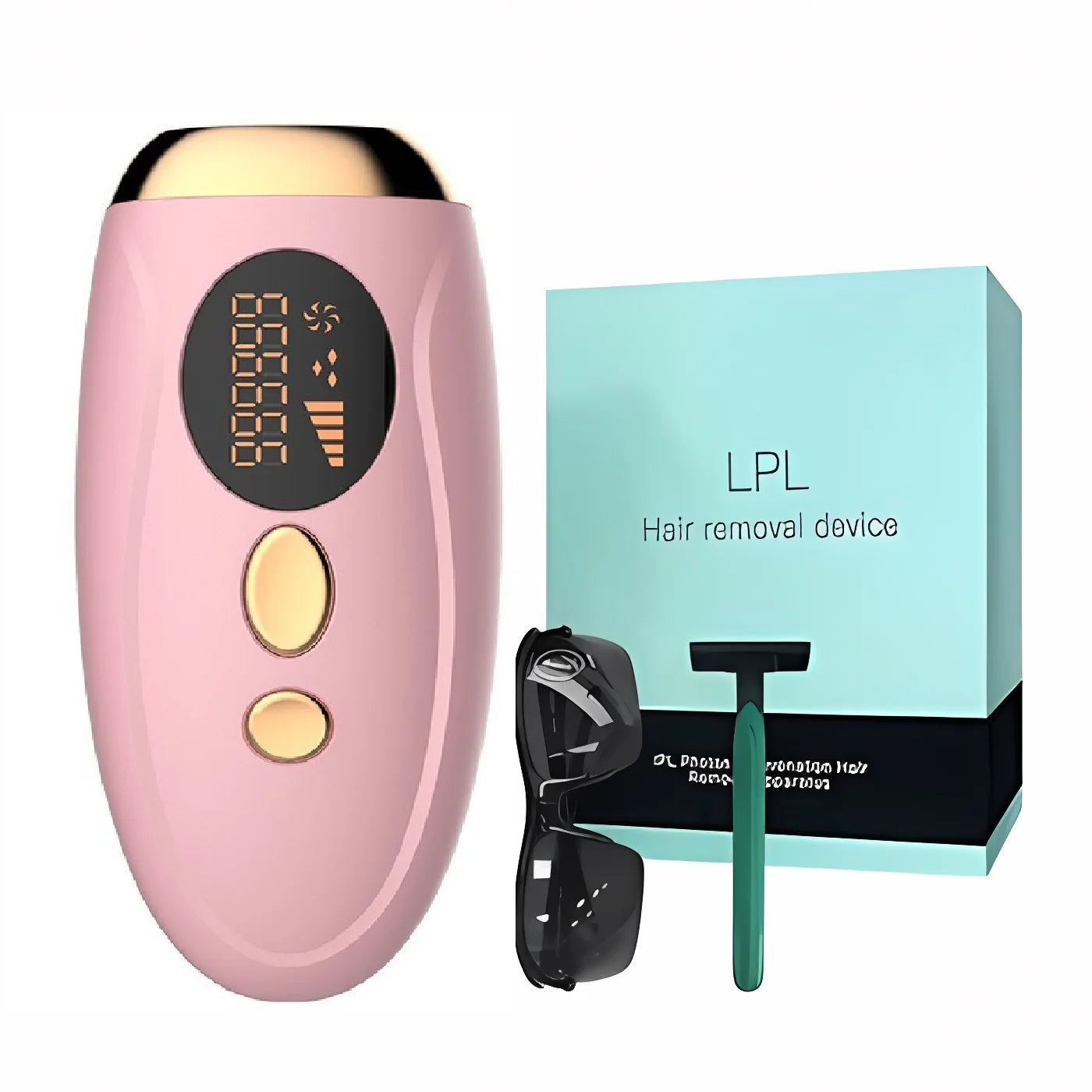 Portabler IPL Laser Epilator 999999 Blitzen - schmerzlos, Permanent Haarentferner - HIMMLICH.DE