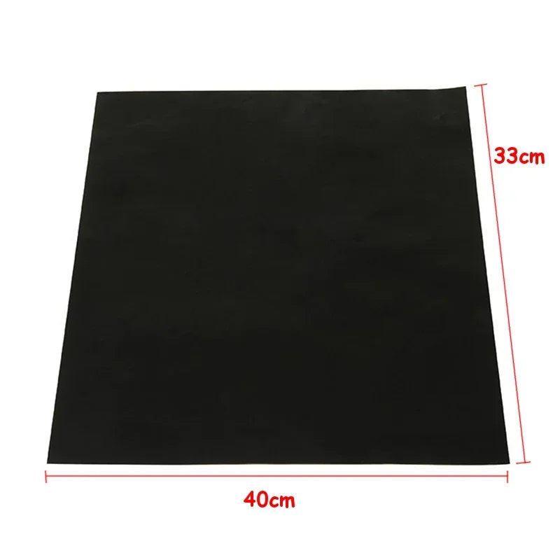 BBQ Grill Matte Wiederverwendbar Abwaschbar 40*33cm zum Grillen PTFE Matte kleine Bürste - HIMMLICH.DE
