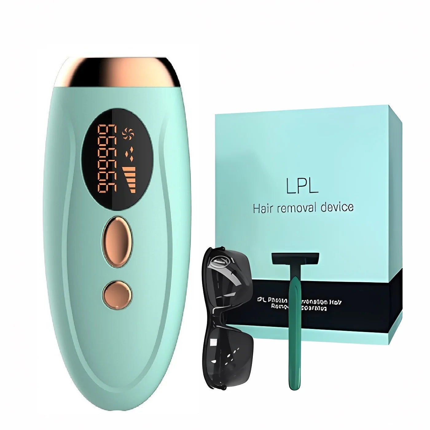 Portabler IPL Laser Epilator 999999 Blitzen - schmerzlos, Permanent Haarentferner - HIMMLICH.DE
