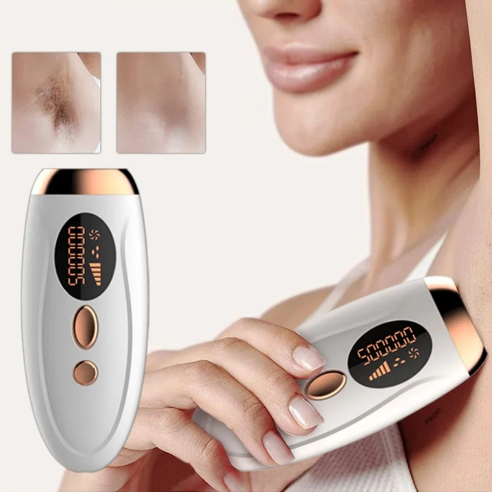 Portabler IPL Laser Epilator 999999 Blitzen - schmerzlos, Permanent Haarentferner - HIMMLICH.DE