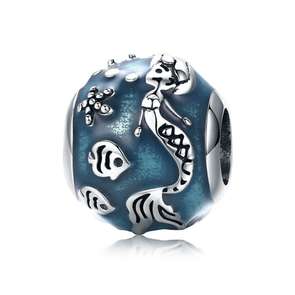 Sterling Silver Mermaid Beads Charms Fit Original Design Bracelet  DIY Jewelry - HIMMLICH.DE
