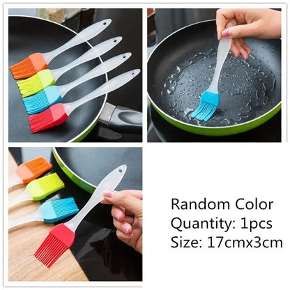 BBQ Grill Matte Wiederverwendbar Abwaschbar 40*33cm zum Grillen PTFE Matte kleine Bürste - HIMMLICH.DE
