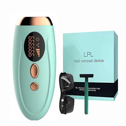 Portabler IPL Laser Epilator 999999 Blitzen - schmerzlos, Permanent Haarentferner - HIMMLICH.DE